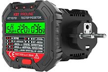 Тестер розеток с УЗО КВТ КТ 107D PROLINE 86321  картинка